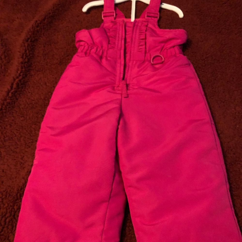 NWOT Girls Wonder Kids pink snow pants size 2T